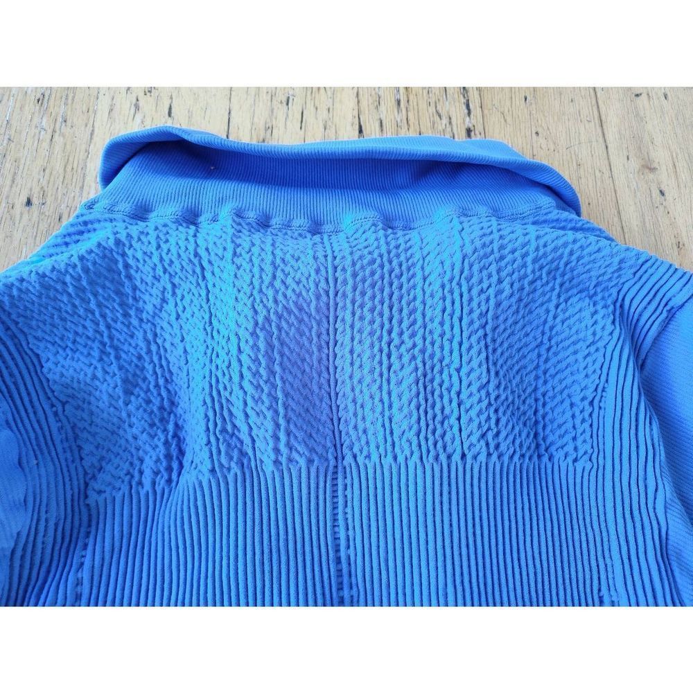 FREE PEOPLE MERCURY MOTO JACKET BLUE NWT SZ M/L - Picture 6 of 10